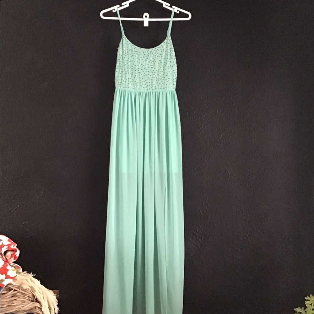 Pretty long sequin dress
